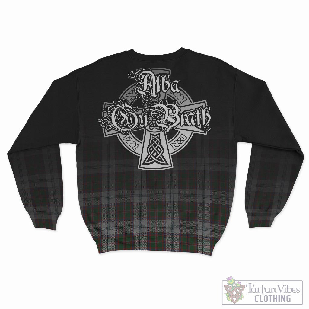 Tartan Vibes Clothing Stewart of Appin Dress Tartan Sweatshirt Featuring Alba Gu Brath Family Crest Celtic Inspired