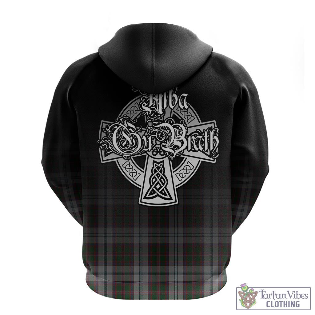 Tartan Vibes Clothing Stewart of Appin Dress Tartan Hoodie Featuring Alba Gu Brath Family Crest Celtic Inspired