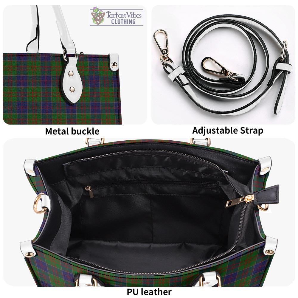 Tartan Vibes Clothing Stewart of Appin Hunting Tartan Luxury Leather Handbags