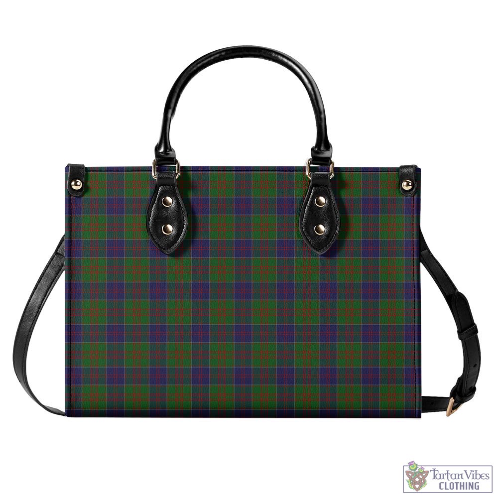 Tartan Vibes Clothing Stewart of Appin Hunting Tartan Luxury Leather Handbags