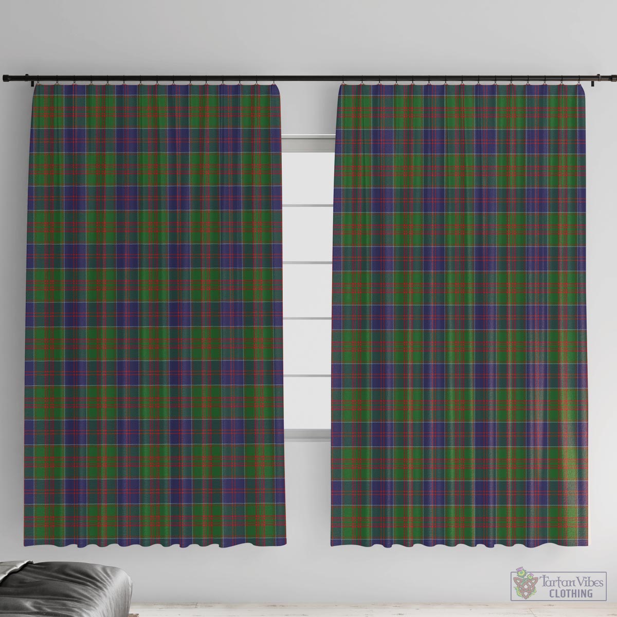 Stewart of Appin Hunting Tartan Window Curtain