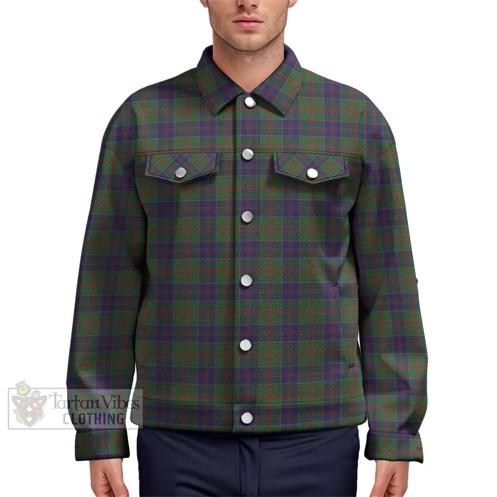 Tartan Vibes Clothing Stewart of Appin Hunting Tartan Unisex Lapel Cotton Jacket