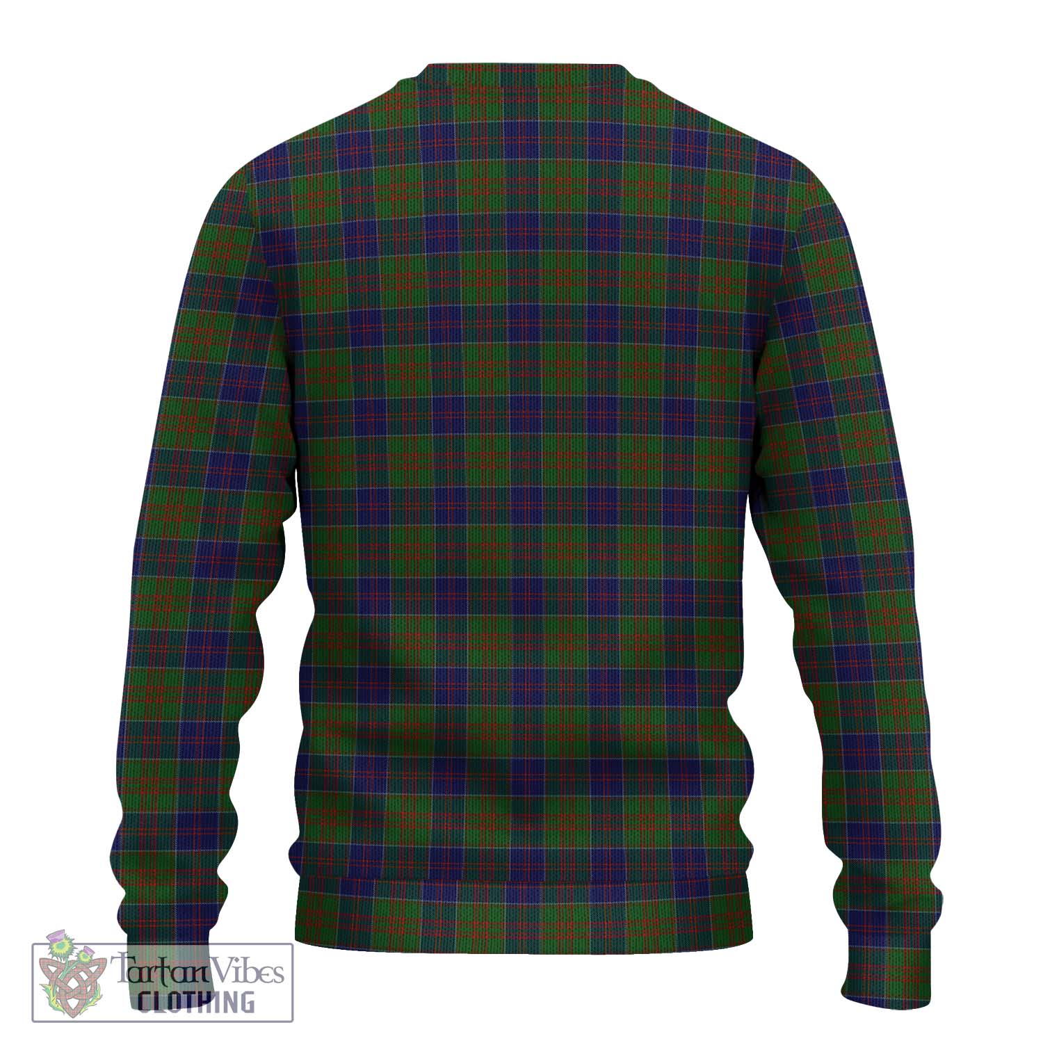 Tartan Vibes Clothing Stewart of Appin Hunting Tartan Knitted Sweater with Family Crest DNA In Me Style