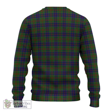 Stewart of Appin Hunting Tartan Knitted Sweater with Family Crest DNA In Me Style