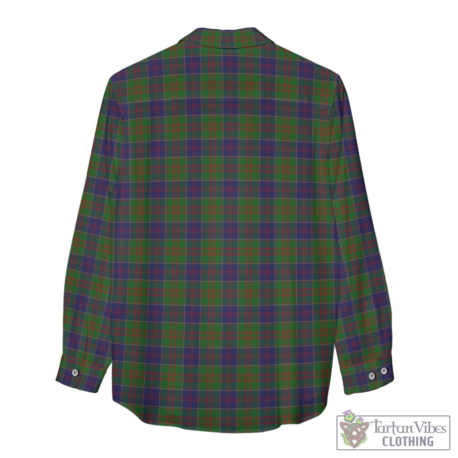 Tartan Vibes Clothing Stewart of Appin Hunting Tartan Womens Casual Shirt with Family Crest