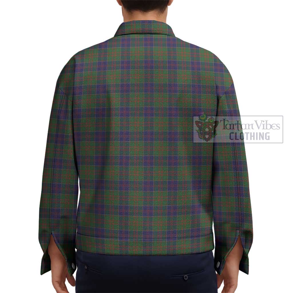 Tartan Vibes Clothing Stewart of Appin Hunting Tartan Unisex Lapel Cotton Jacket