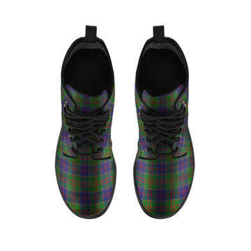 Stewart of Appin Hunting Tartan Leather Boots