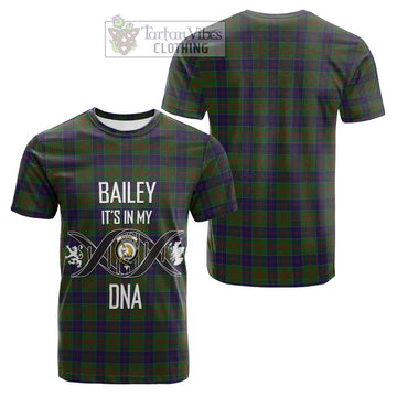 Stewart of Appin Hunting Tartan Cotton T-shirt with Family Crest DNA In Me Style