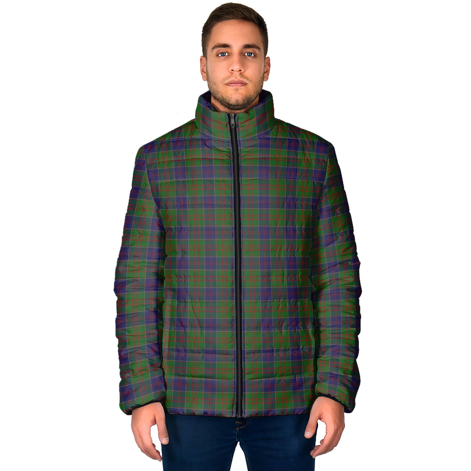 Stewart of Appin Hunting Tartan Padded Jacket - Tartan Vibes Clothing