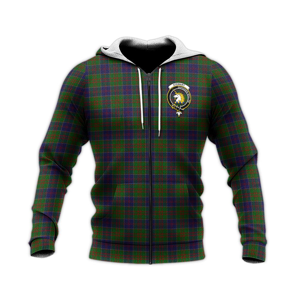 stewart-of-appin-hunting-tartan-knitted-hoodie-with-family-crest