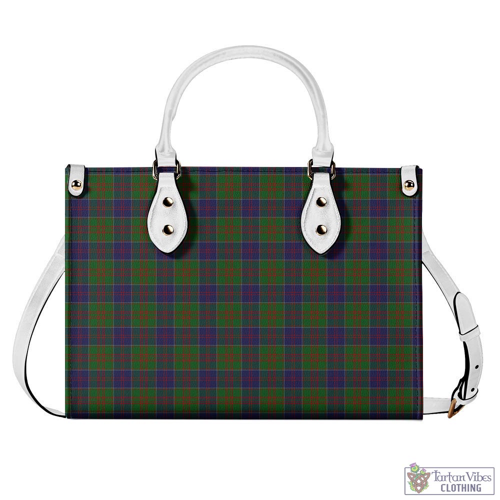 Tartan Vibes Clothing Stewart of Appin Hunting Tartan Luxury Leather Handbags