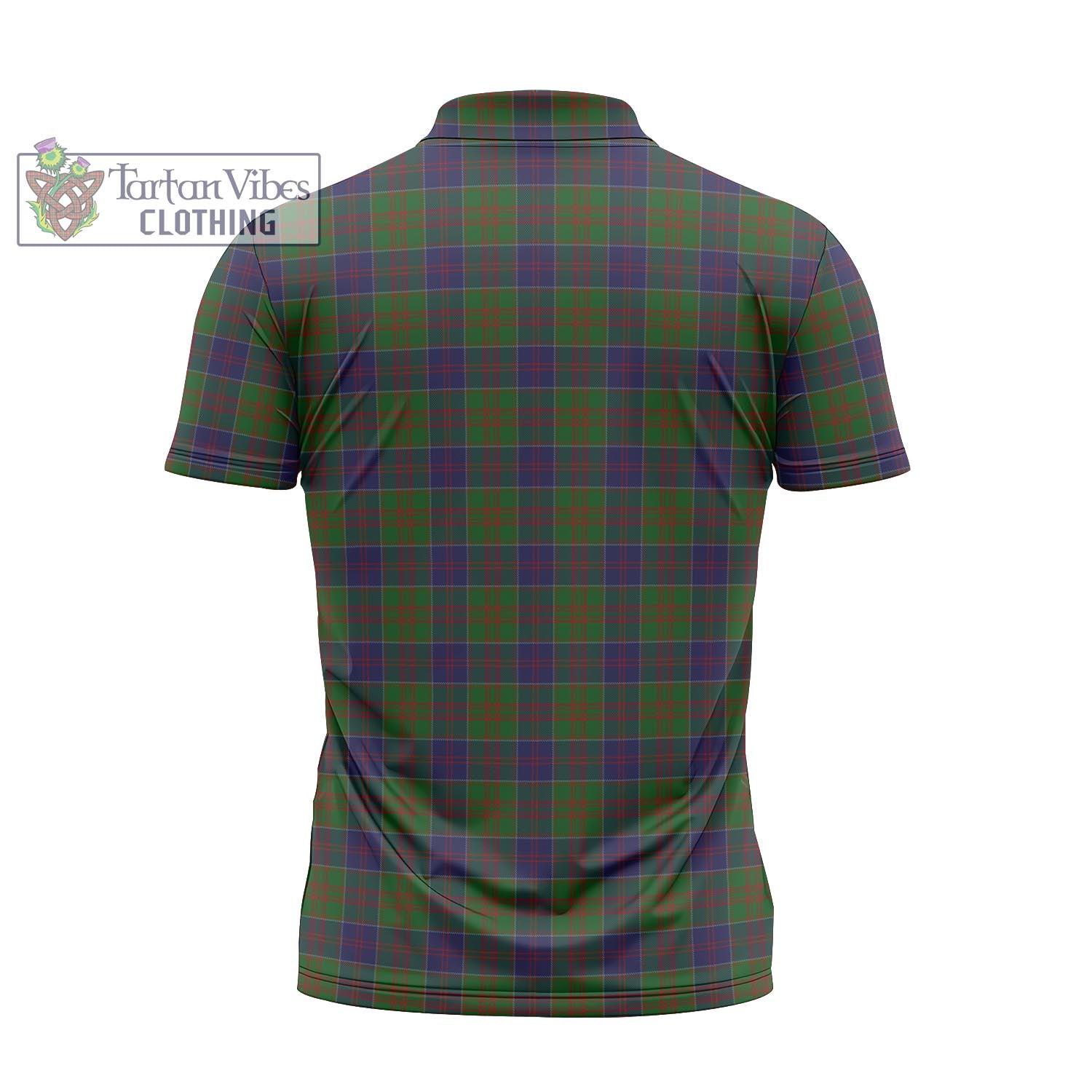 Tartan Vibes Clothing Stewart of Appin Hunting Tartan Zipper Polo Shirt with Family Crest