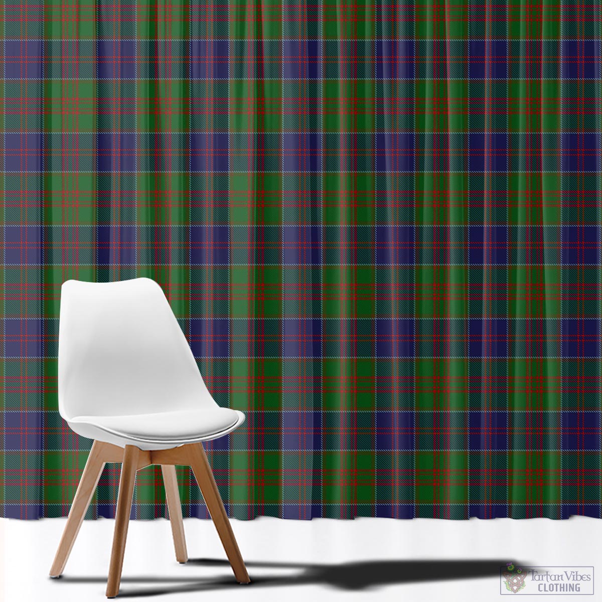 Stewart of Appin Hunting Tartan Window Curtain