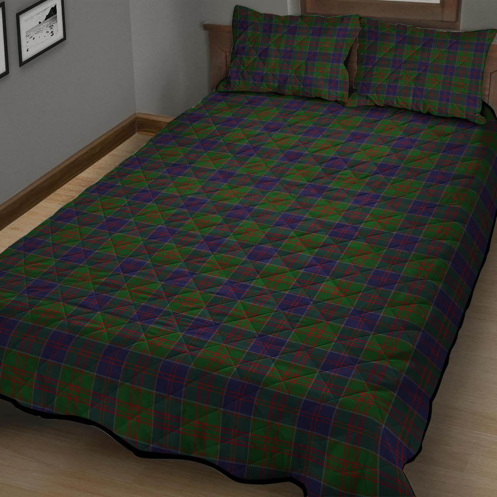Stewart of Appin Hunting Tartan Quilt Bed Set - Tartanvibesclothing Shop