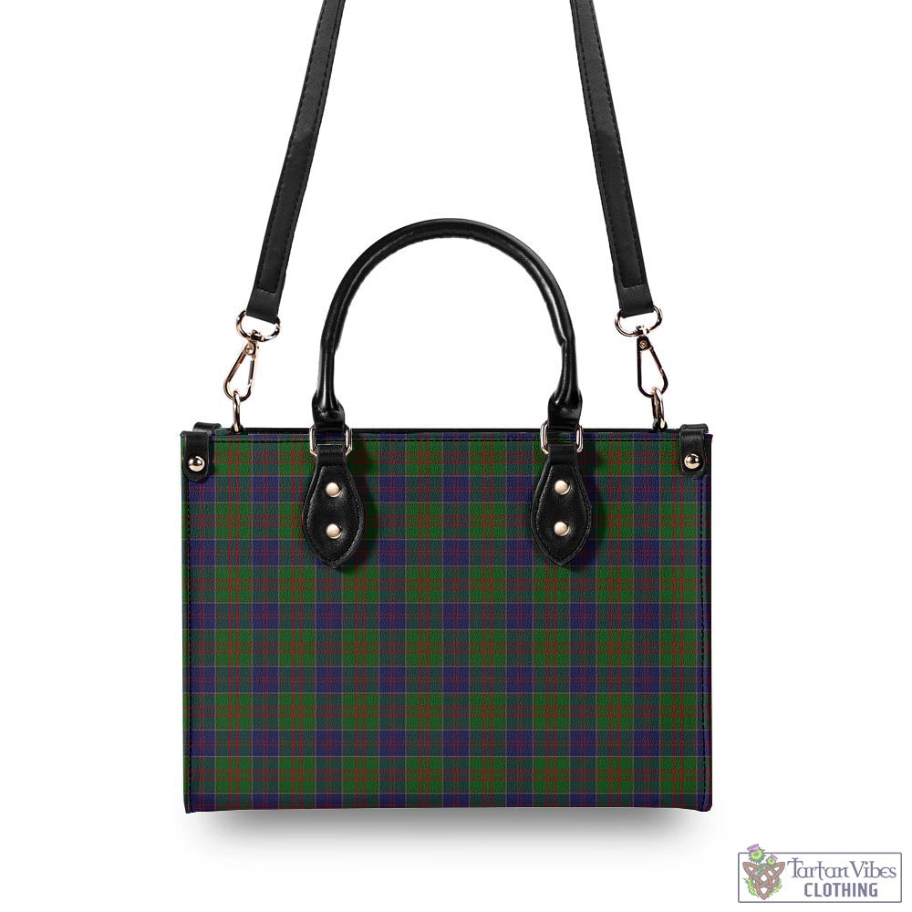 Tartan Vibes Clothing Stewart of Appin Hunting Tartan Luxury Leather Handbags