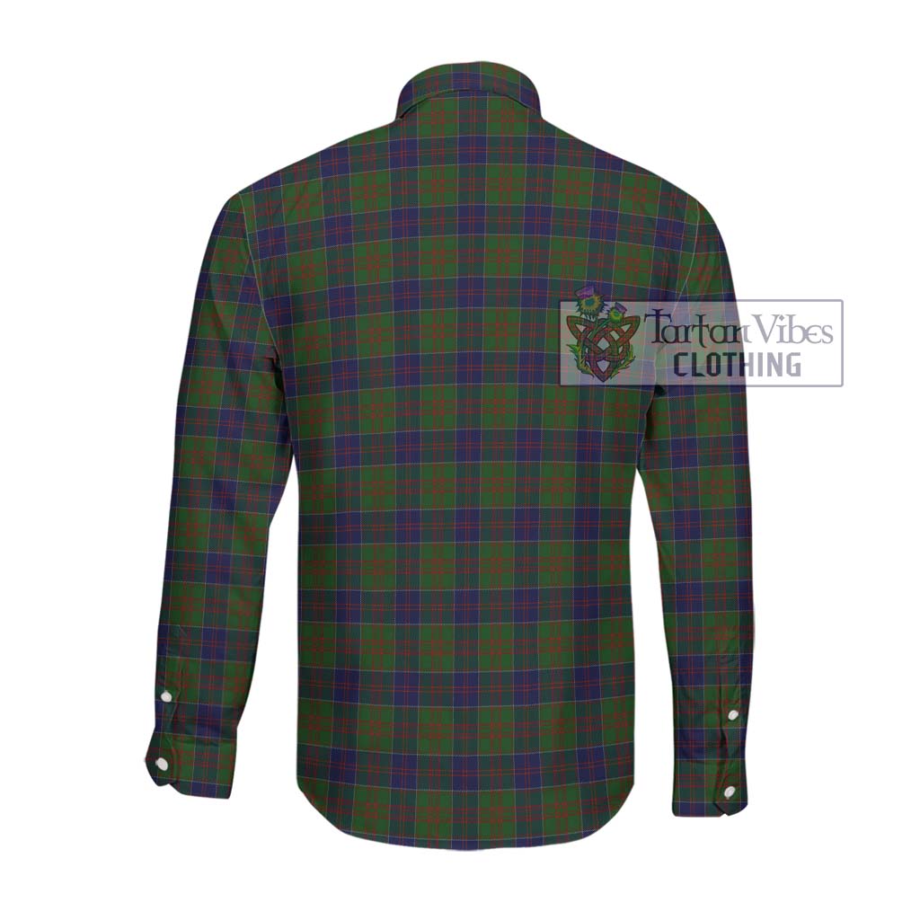 Tartan Vibes Clothing Stewart of Appin Hunting Tartan Long Sleeve Button Shirt with Family Crest DNA In Me Style