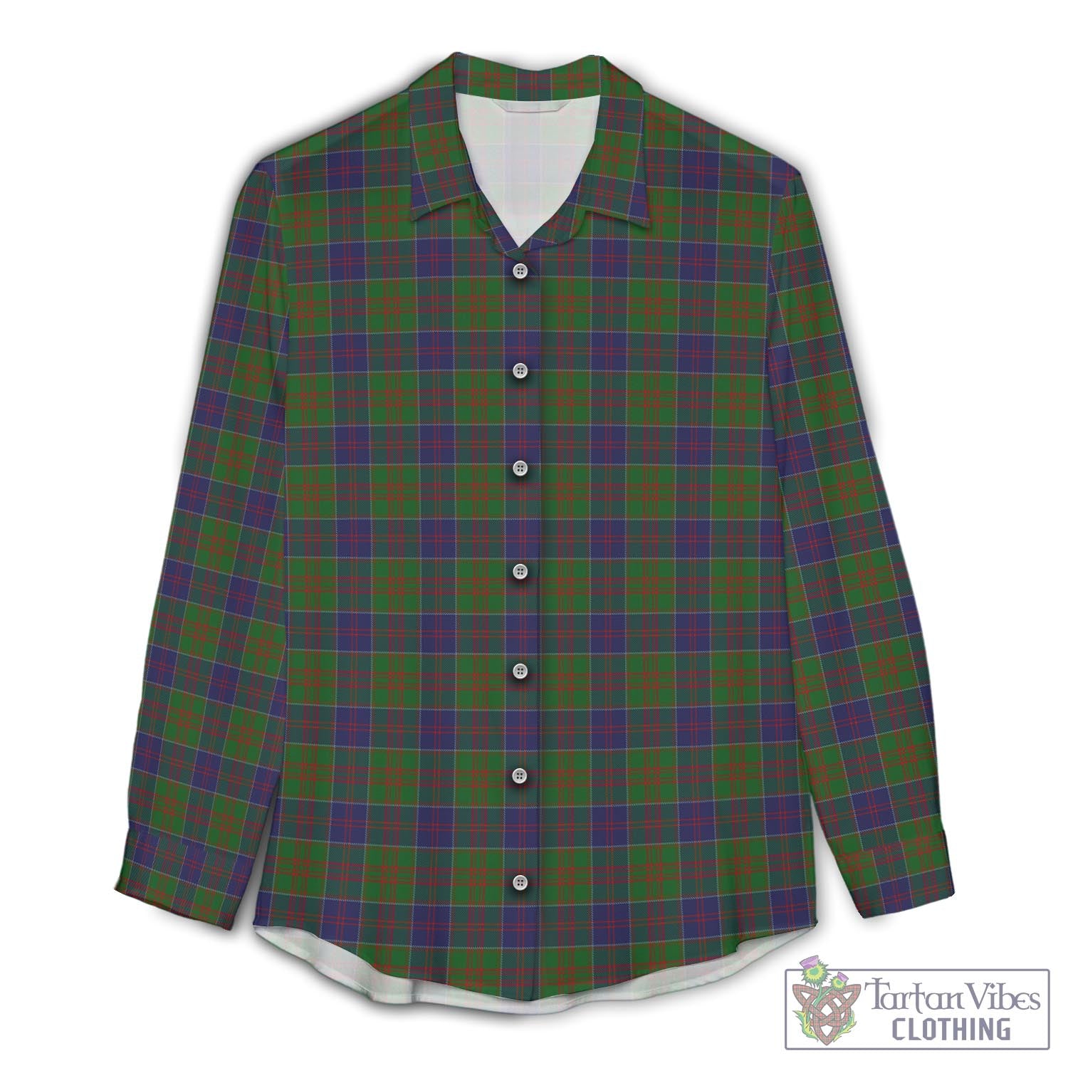 Stewart of Appin Hunting Tartan Womens Casual Shirt