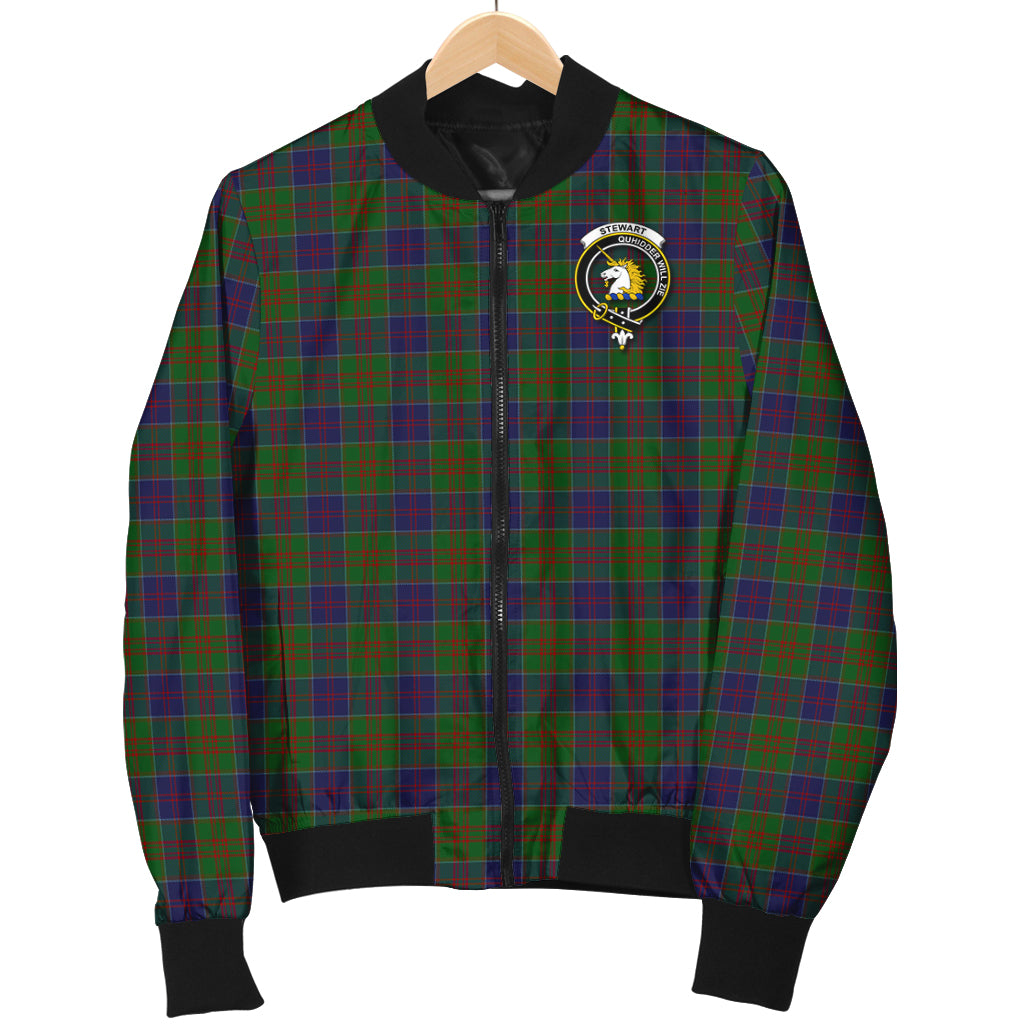 stewart-of-appin-hunting-tartan-bomber-jacket-with-family-crest