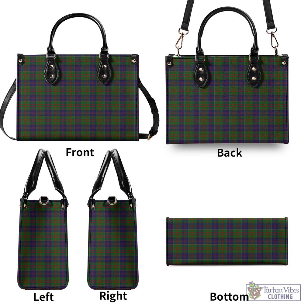 Tartan Vibes Clothing Stewart of Appin Hunting Tartan Luxury Leather Handbags