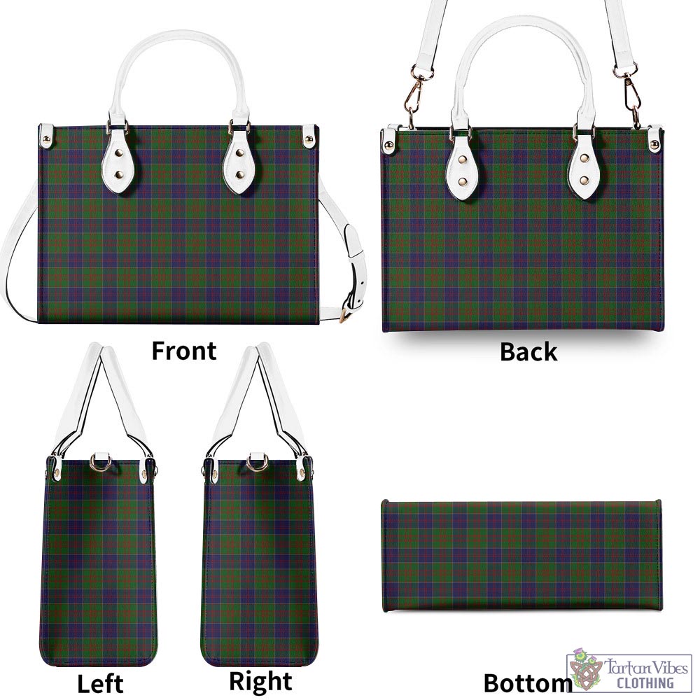 Tartan Vibes Clothing Stewart of Appin Hunting Tartan Luxury Leather Handbags