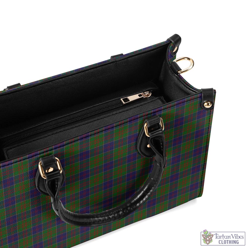 Tartan Vibes Clothing Stewart of Appin Hunting Tartan Luxury Leather Handbags