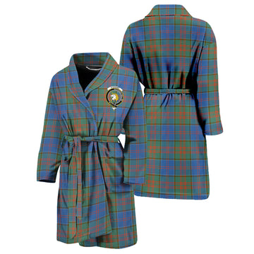 Stewart of Appin Hunting Ancient Tartan Bathrobe with Family Crest