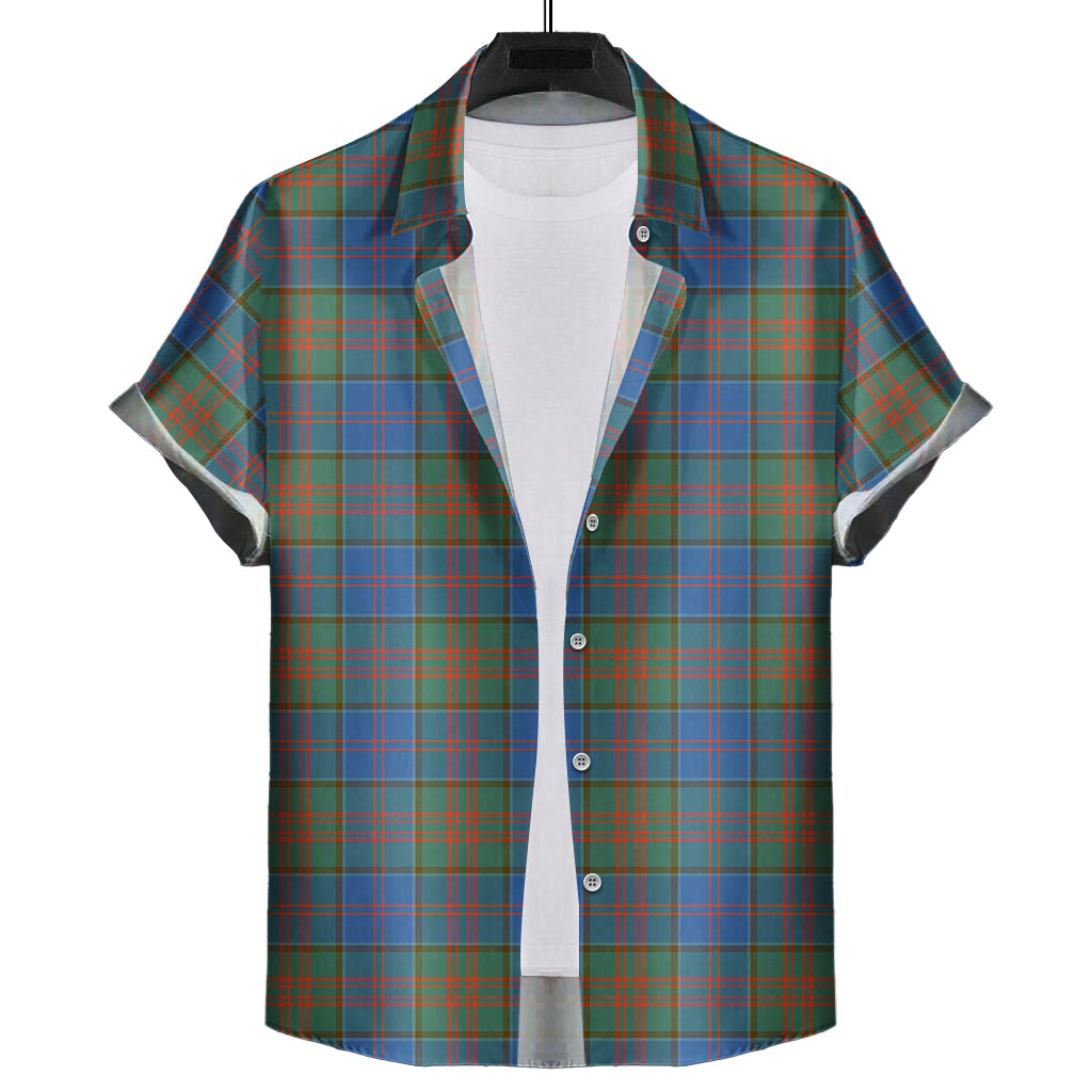 stewart-of-appin-hunting-ancient-tartan-short-sleeve-button-down-shirt