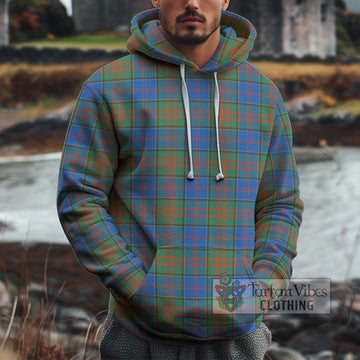 Stewart of Appin Hunting Ancient Tartan Cotton Hoodie