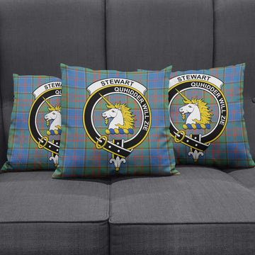 Stewart of Appin Hunting Ancient Tartan Pillow Cover with Family Crest