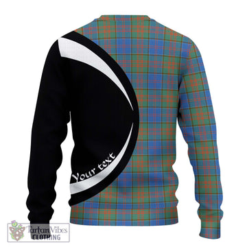 Stewart of Appin Hunting Ancient Tartan Ugly Sweater with Family Crest Circle Style