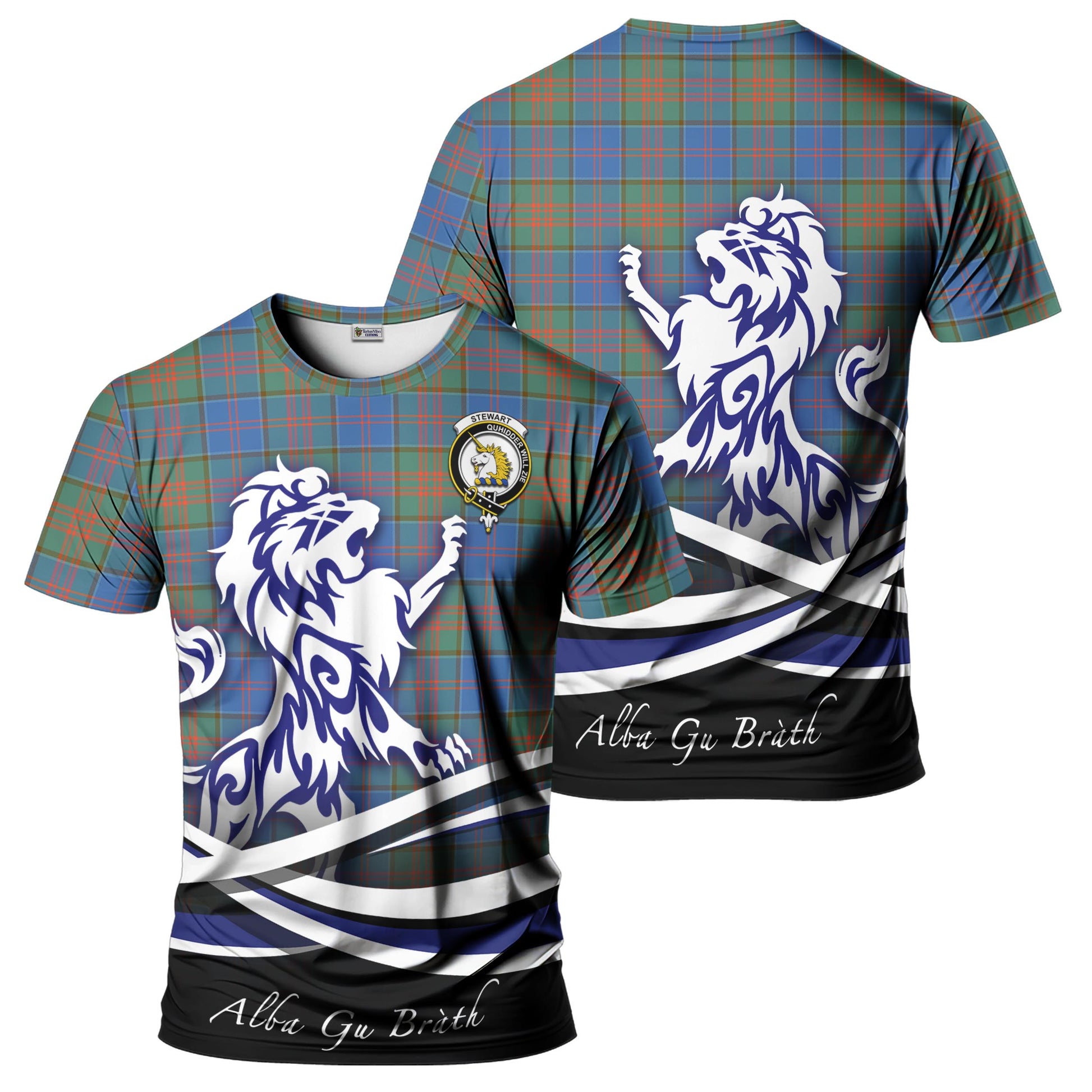 stewart-of-appin-hunting-ancient-tartan-t-shirt-with-alba-gu-brath-regal-lion-emblem