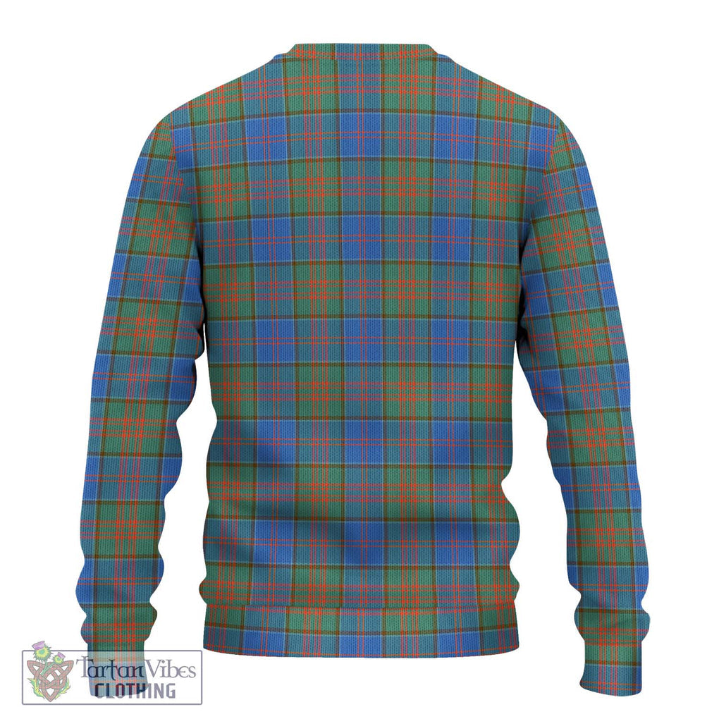 Stewart of Appin Hunting Ancient Tartan Knitted Sweater with Family Crest DNA In Me Style - Tartanvibesclothing Shop