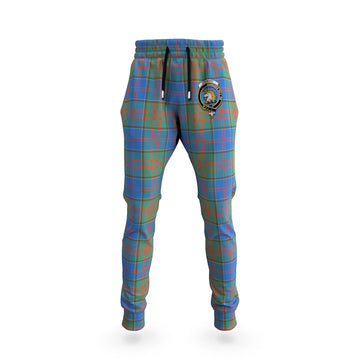 Stewart of Appin Hunting Ancient Tartan Joggers Pants with Family Crest