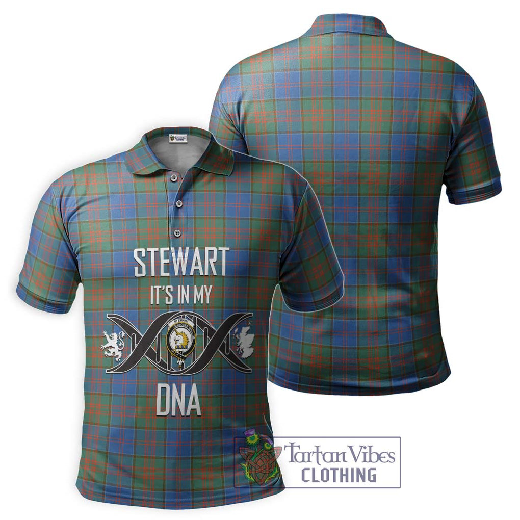 Stewart of Appin Hunting Ancient Tartan Polo Shirt with Family Crest DNA In Me Style - Tartanvibesclothing Shop