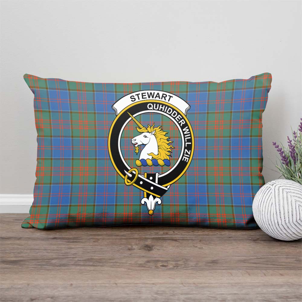 Stewart of Appin Hunting Ancient Tartan Pillow Cover with Family Crest Rectangle Pillow Cover - Tartanvibesclothing