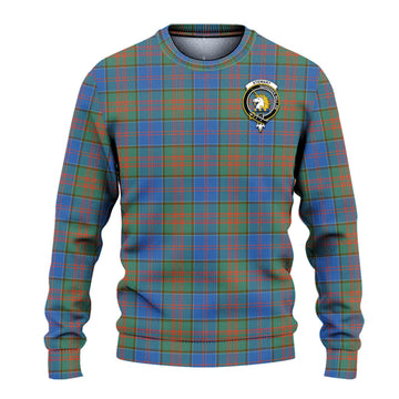 Stewart of Appin Hunting Ancient Tartan Ugly Sweater with Family Crest