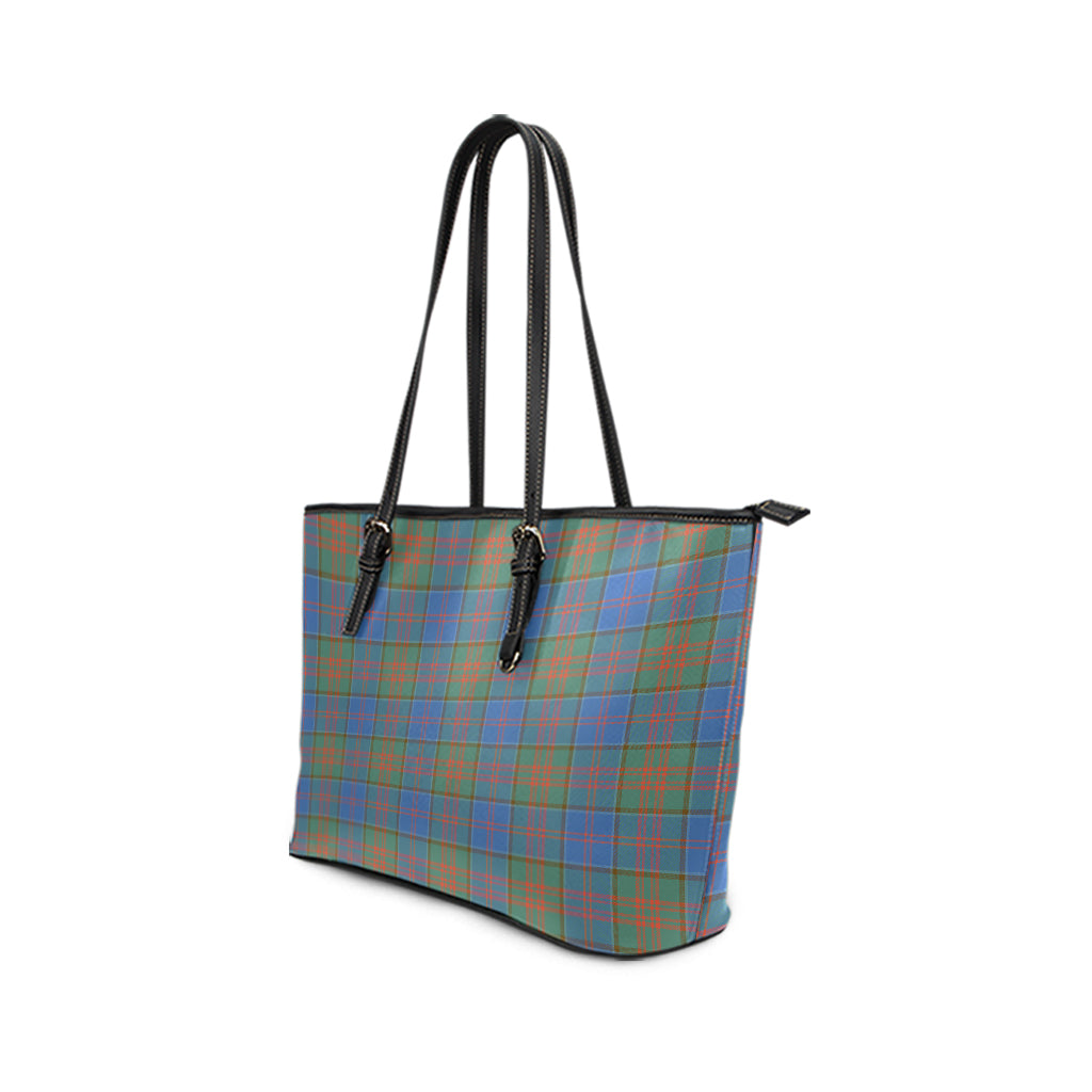 stewart-of-appin-hunting-ancient-tartan-leather-tote-bag