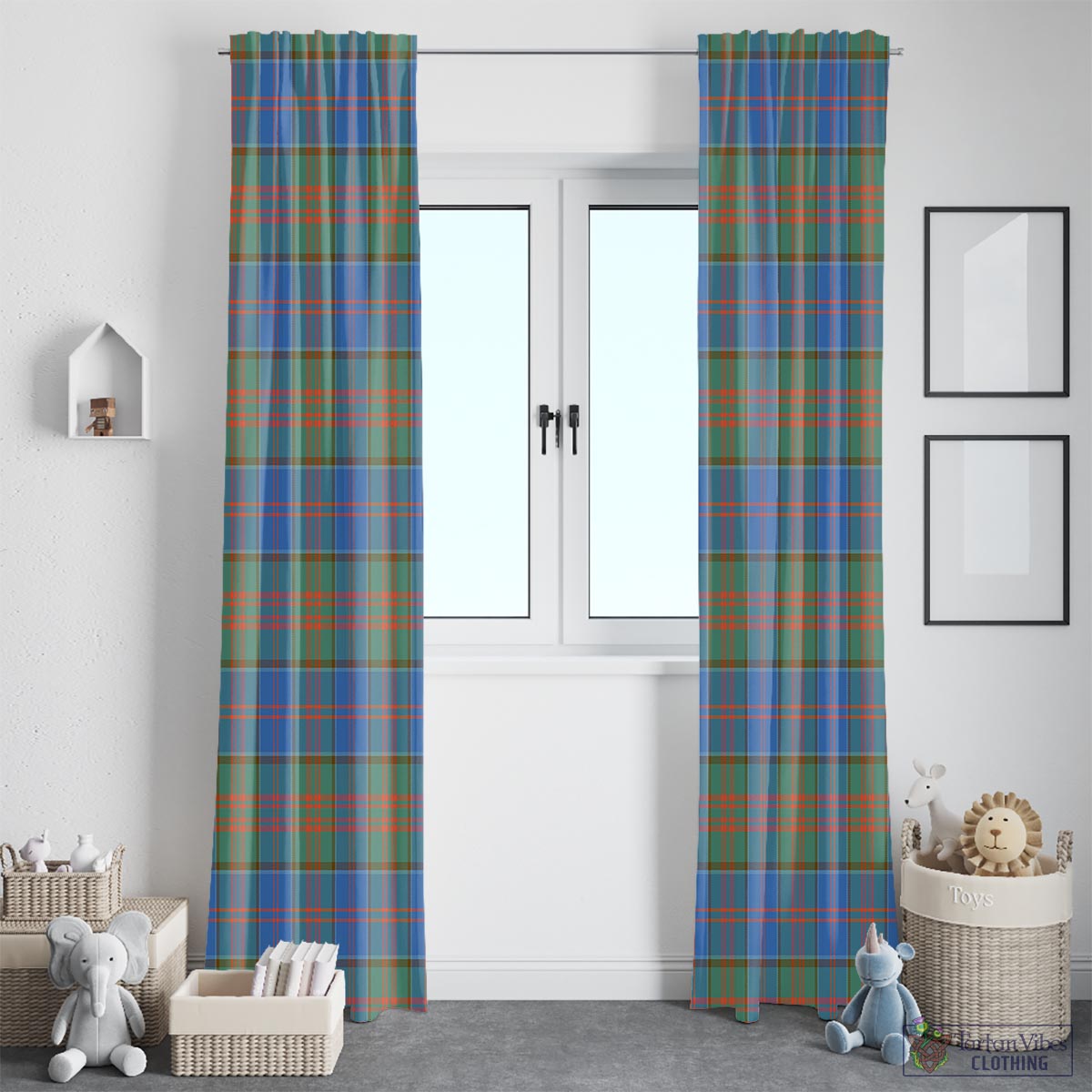 Stewart of Appin Hunting Ancient Tartan Window Curtain