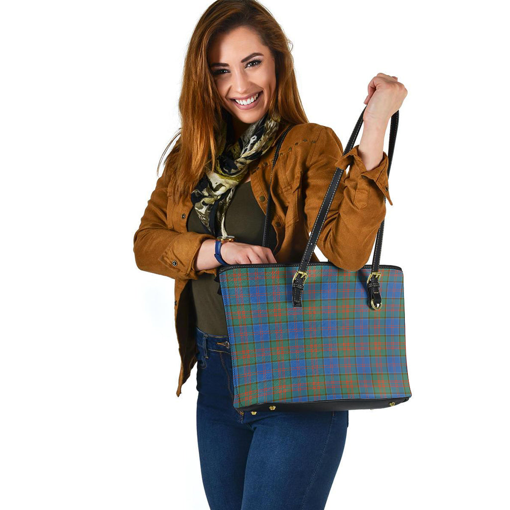 stewart-of-appin-hunting-ancient-tartan-leather-tote-bag