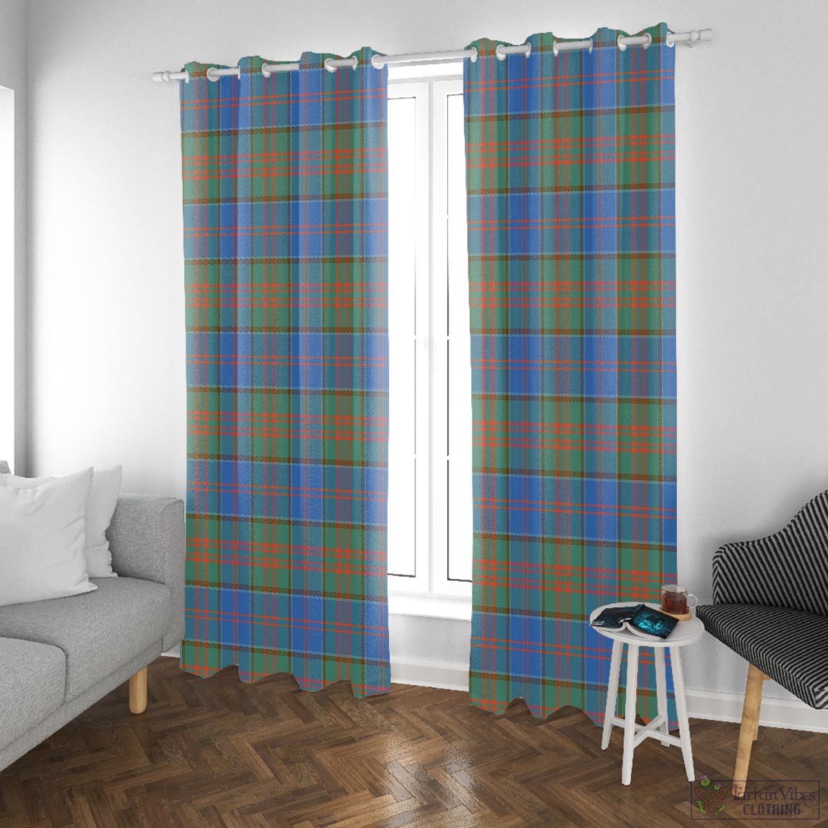 Stewart of Appin Hunting Ancient Tartan Window Curtain