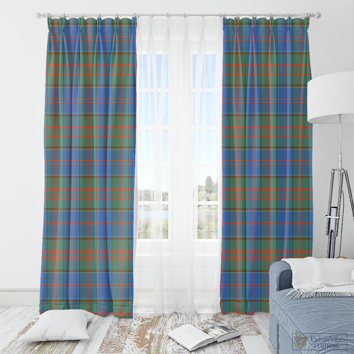 Stewart of Appin Hunting Ancient Tartan Window Curtain