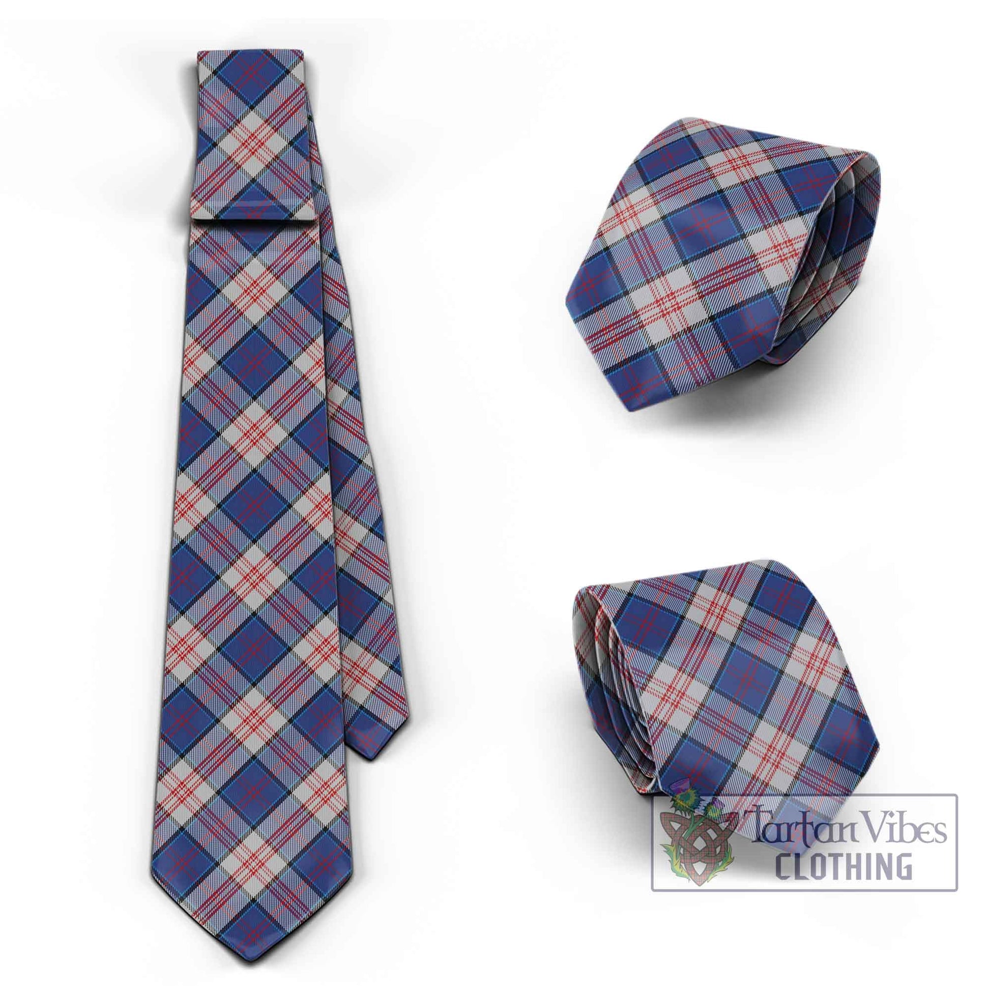 Tartan Vibes Clothing Stewart of Appin Hunting Dress Tartan Classic Necktie Cross Style