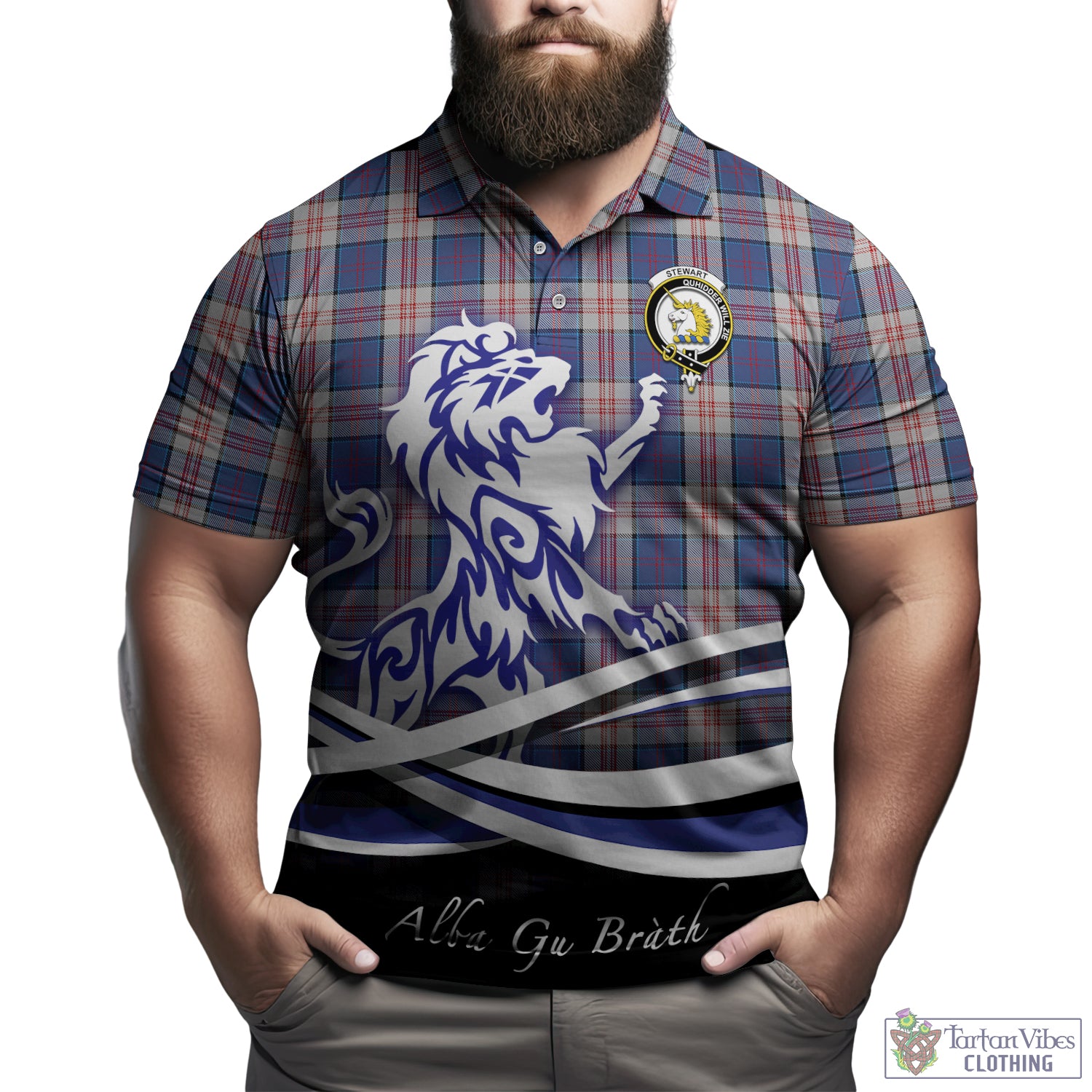 stewart-of-appin-hunting-dress-tartan-polo-shirt-with-alba-gu-brath-regal-lion-emblem