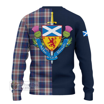 Stewart of Appin Hunting Dress Tartan Ugly Sweater with Scottish Lion Royal Arm Half Style