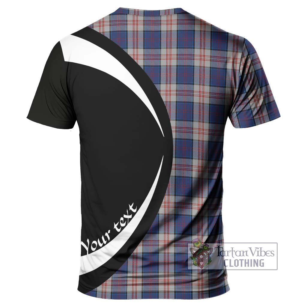 Tartan Vibes Clothing Stewart of Appin Hunting Dress Tartan T-Shirt with Family Crest Circle Style