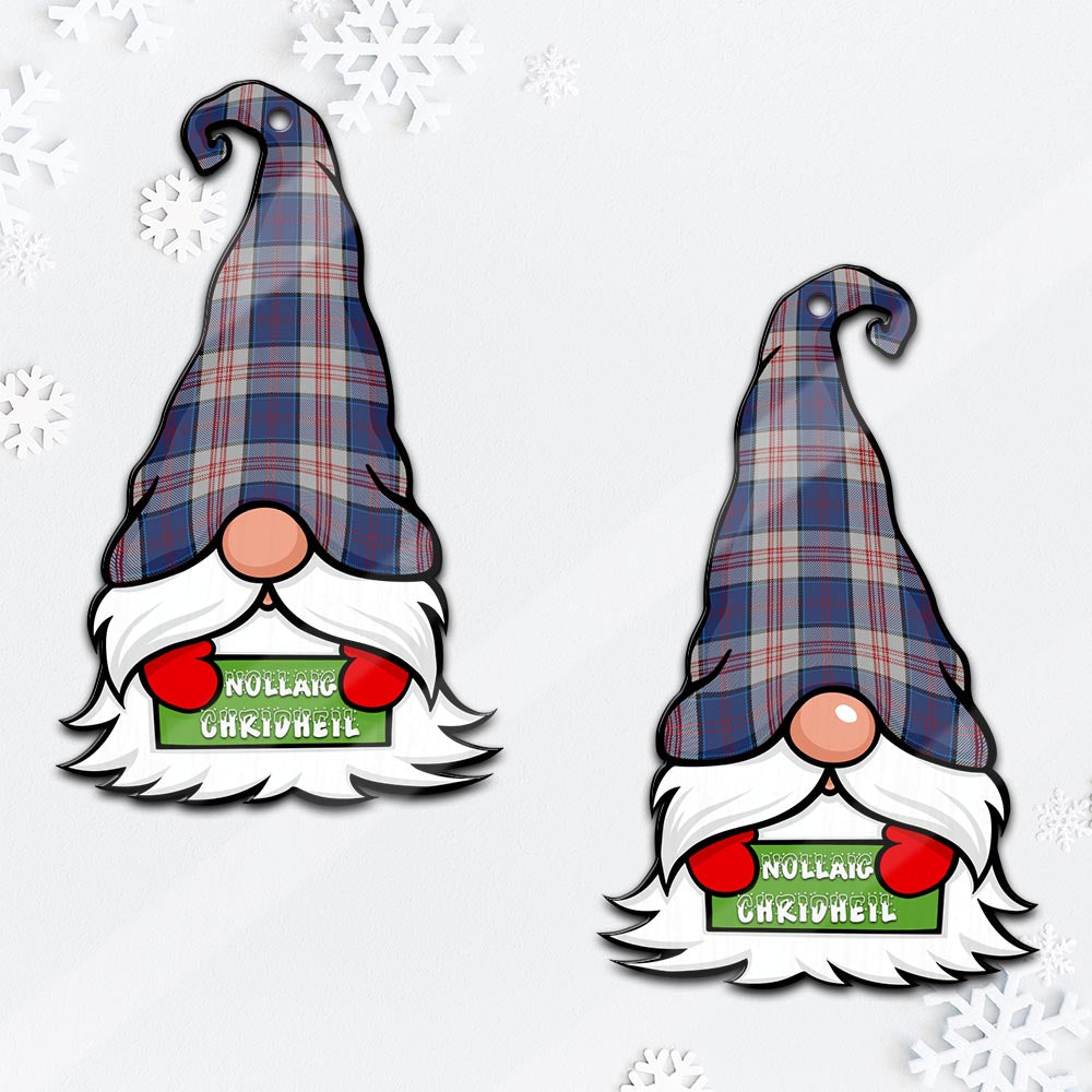 Stewart of Appin Hunting Dress Gnome Christmas Ornament with His Tartan Christmas Hat - Tartan Vibes Clothing