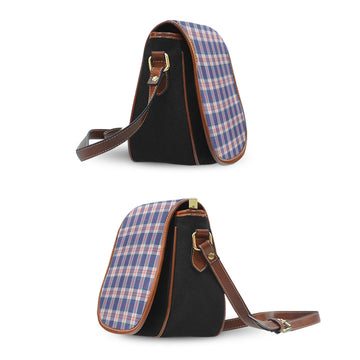 Stewart of Appin Hunting Dress Tartan Saddle Bag