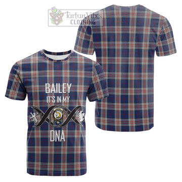 Stewart of Appin Hunting Dress Tartan Cotton T-shirt with Family Crest DNA In Me Style