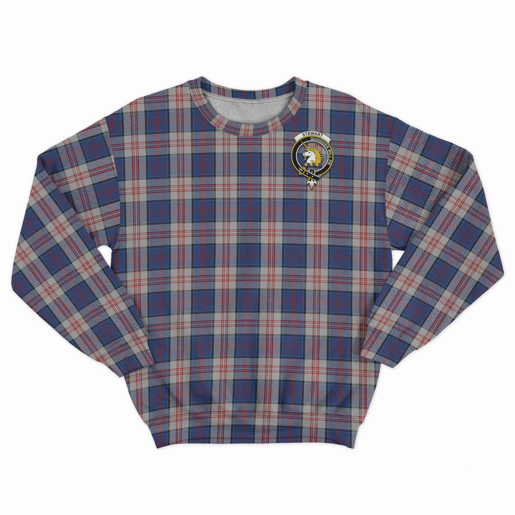 Stewart of Appin Hunting Dress Tartan Sweatshirt with Family Crest - Tartan Vibes Clothing