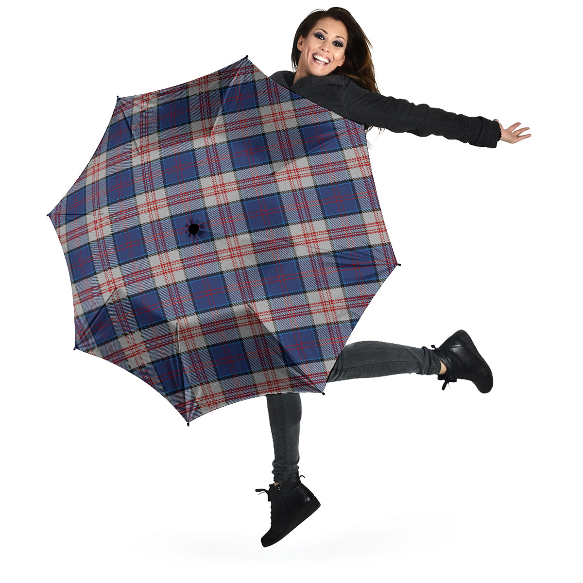 Stewart of Appin Hunting Dress Tartan Umbrella - Tartanvibesclothing